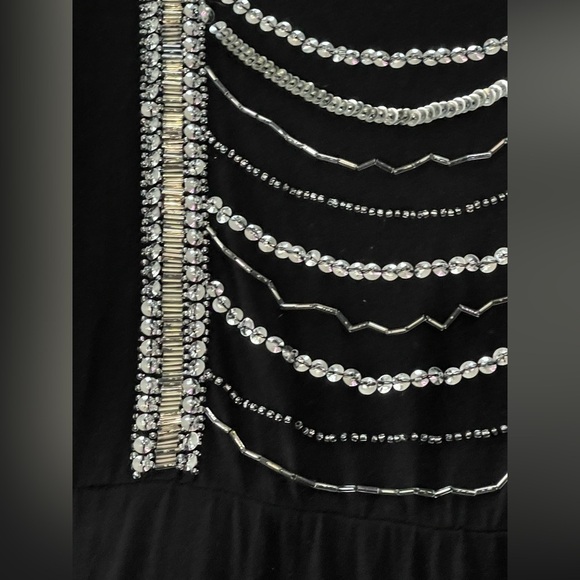 Nicole Miller Black Sleeveless Sheath Mini Dress - Picture 13 of 16